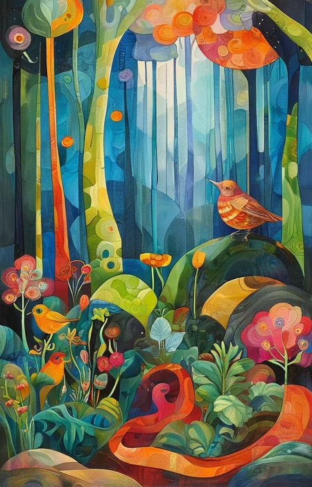 masterpiece,best quality,<lora:tbh256-sdxl:0.9>,illustration,style of Alida Akers animals