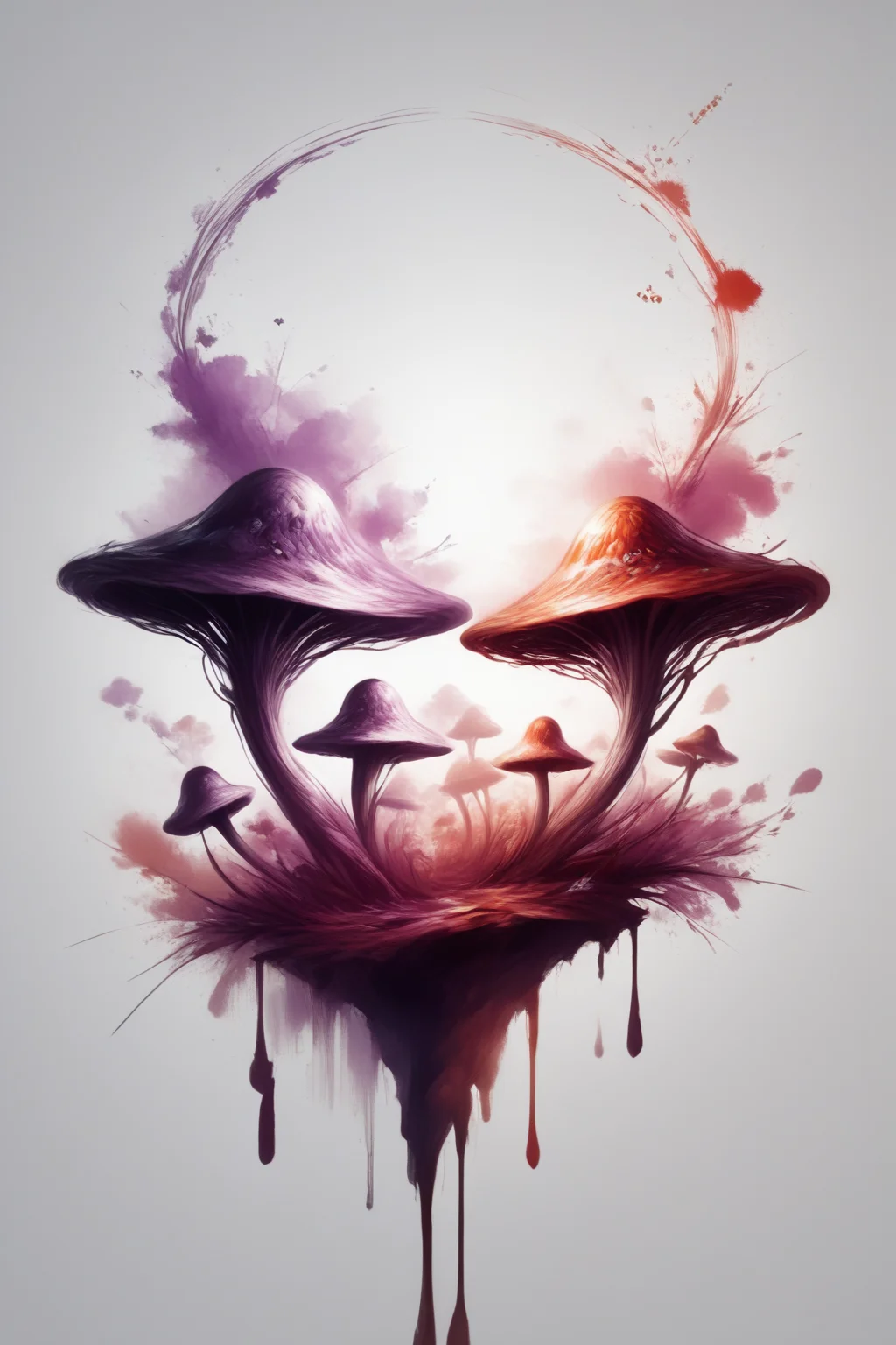 score_9, score_8_up, score_7_up, source_anime, <lora:monochromemuse:0.8> monochromemuse, monochrome, colorful, ink splatter, girl, sexy, pretty mushroom, portrait, double exposure steampunk style, amazing depth,high resolution, sharp, ink painting,
<lora:Mushroom_Portrait_V1:1.3>