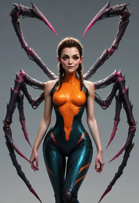 score_9, score_8_up, score_7_up, rating_safe,
concept art, realistic,
1girl, sexy body, sexy face, cute face,
SpiderPods. Sci-fi, Cyber pods.