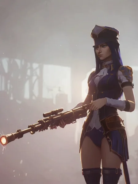 score_9, score_8_up, score_8, volumetric lighting,
caitlyn, sniper
 <lora:arcene_pony_v1-0:0.8>
