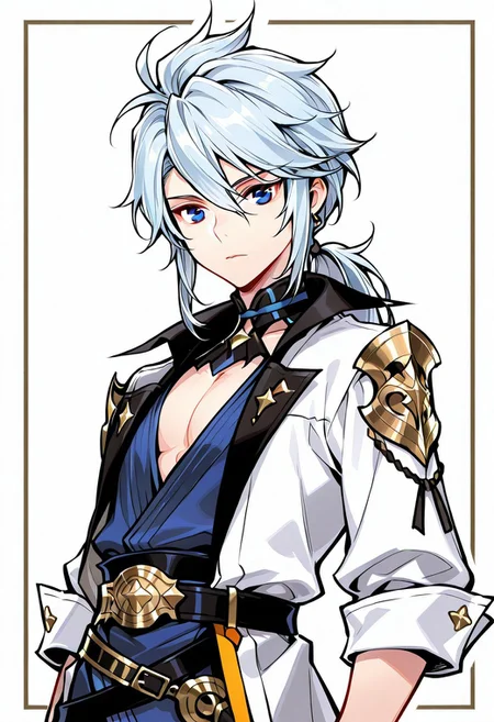 ace \(seven knights\), solo, male focus, bishounen