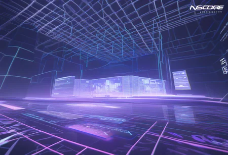 score_9, score_8_up, score_7_up, score_6_up, score_5_up, score_4_up ,(masterpiece, best quality, highres:1.2),source_anime,ncrender,digital world,cyberspace,wireframe,pillars of light,no humans,vaporwave,gltiches,cityscape