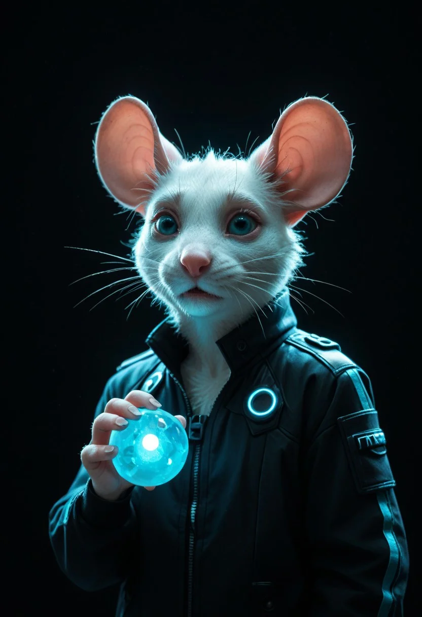score_9, score_8_up, score_8,
cyberpunk, zzCitronLegacy, no humans,
(mouse:1.2), animal focus,
glowing, black background, blue glow,