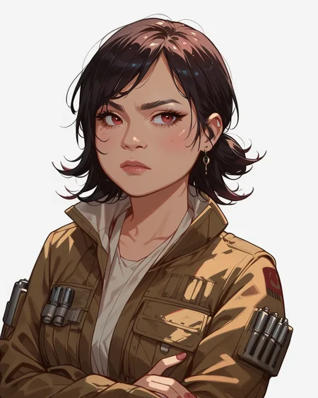 <lora:Rose TicoPDXL_v1:1>Rose TicoPDXL, 1girl, solo, crossed arms, uniform, military, <lora:princess_xl_v2:0.8><lora:g0th1cPXL:0.3> g0th1cpxl<lora:Expressive_H:0.8> ExpressiveH<lora:NAI Smooth Boys Style SDXL_LoRA_20r_20e_8i_nr32_a16_Pony Diffusion V6 XL:0.8> score_9, score_8_up, score_7_up,