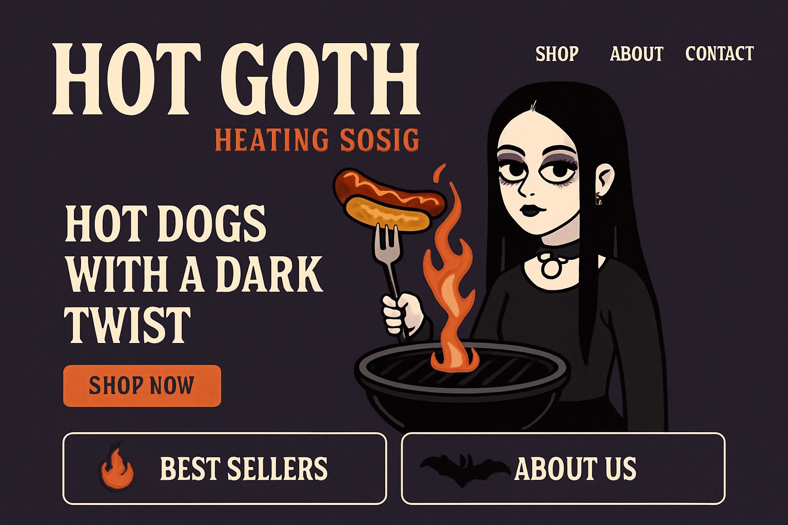 Design website hotgotheatingsosig.com