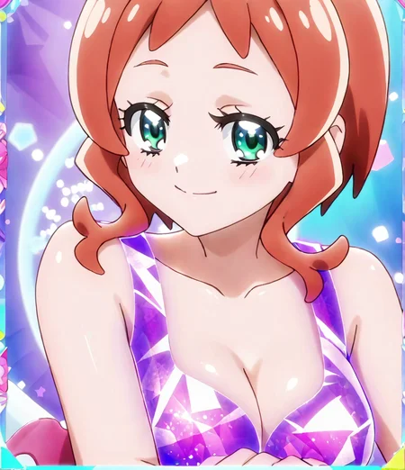 score 9, score 8 up, score 7 up, detailed background, shiny skin,
<lora:iroha.pony:1>,
iroha, transform,
large breasts,
half-closed eyes, blush, close up, sexually suggestive, looking at viewer,
