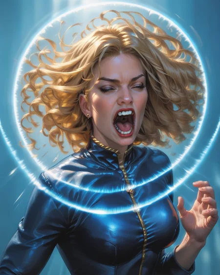 score_9,score_8_up,score_7_up,masterpiece,best quality,amazing quality, absurdres,  <lora:super_scream_pdxl_v3_:1> super_scream, shockwaves, concentric rings