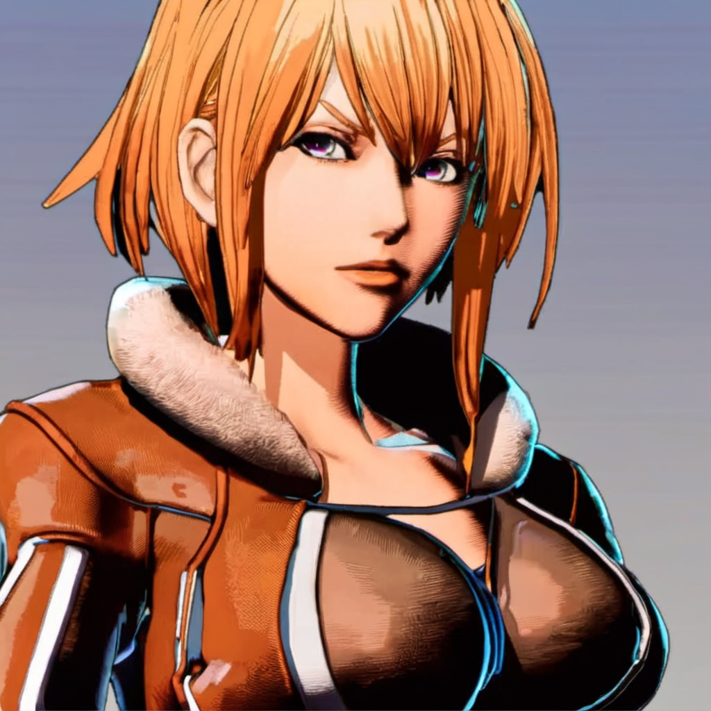 <lora:Garou:1> crosstoon style, cel shading, crosshatch, portrait of an anime girl