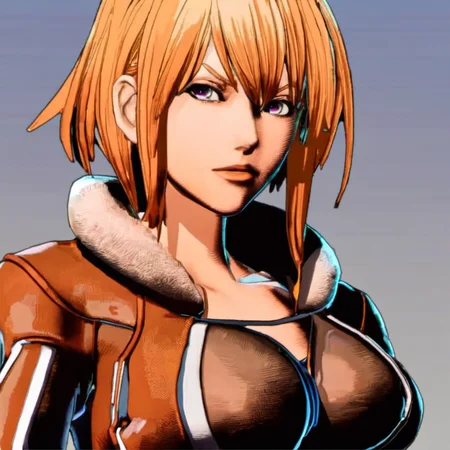 <lora:Garou:1> crosstoon style, cel shading, crosshatch, portrait of an anime girl