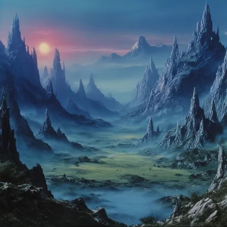 <lora:80sFantasyMovieMJ7SDXL:1> 80s Fantasy Movie Still, Landscape