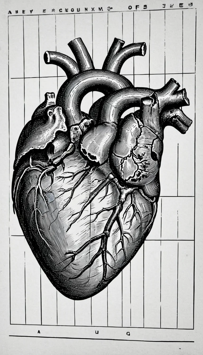 computer heart on screen <lora:vntg-line-art-v2:1> vntg, line-art