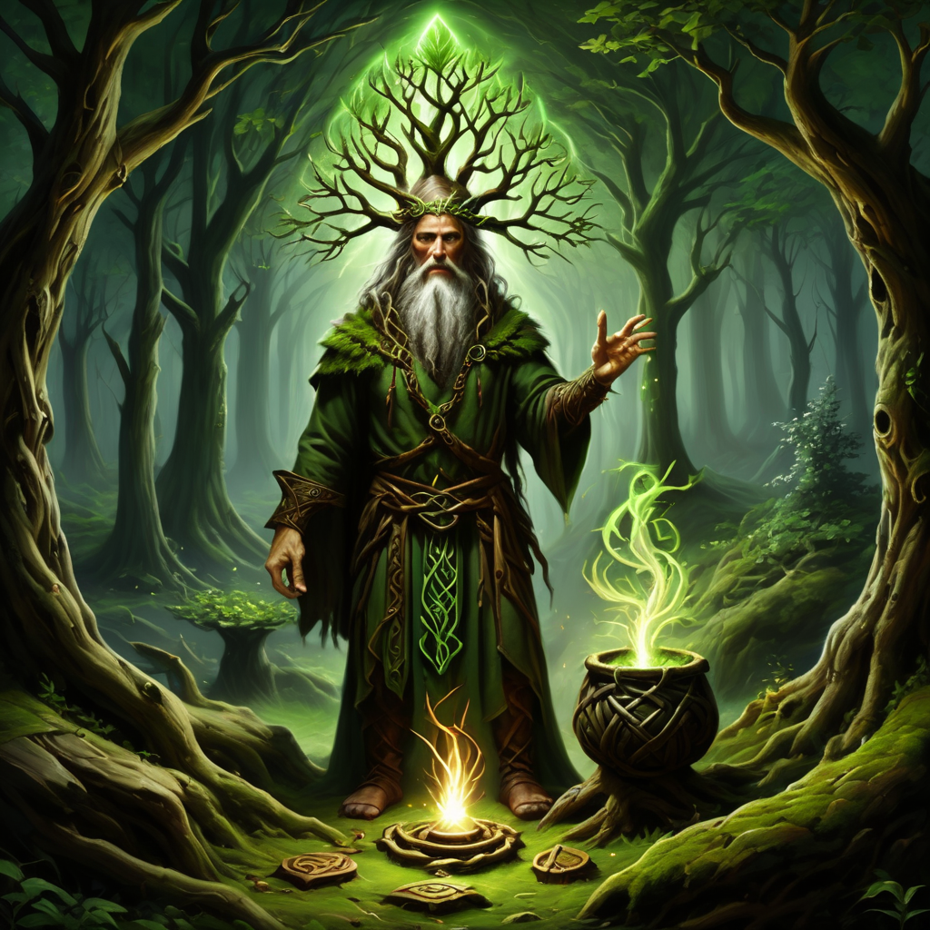 druidic magic <lora:LoromXL_Druidic_Naturalism_v1:0.1>