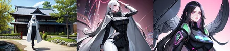 highly insanely detailed, masterpiece, top quality, best quality, highres, 4k, 8k, RAW photo, (very aesthetic, beautiful and aesthetic),
__lazy-wildcards/cosplay-char/ShinMegamiTensei/jenna_angel/prompts__,
<lora:zs_Jenna:0.3>,
(1girl:1.3), 1other,
__lazy-wildcards/dataset/background__,âââ