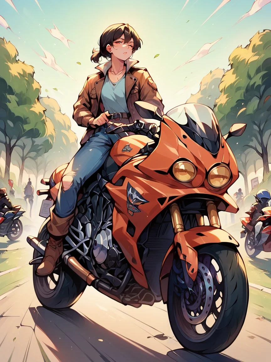 score_9, score_8_up, score_7_up, score_6_up, score_5_up, <lora:cr0tchr0ck3tXLP:0.8> cr0tchr0ck3t, motorcycle, ground vehicle, motorcycle, 1girl, white background,