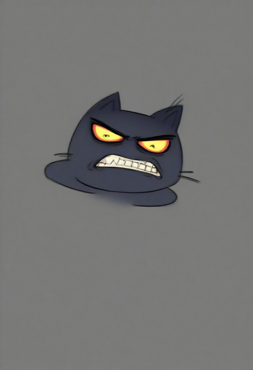 Angry cat