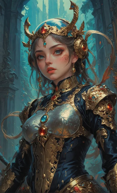 Renaissance style, Baroque, anime artwork "low angle shot of a cyberpunk robot character, intricate, elegant, highly detailed, centered, digital painting, artstation, concept art, front shot, smooth, sharp focus, illustration, artgerm, Tomasz Alen Kopera, Peter Mohrbacher, donato giancola, Joseph Christian Leyendecker, WLOP, Boris Vallejo",,
<lora:Wild_Anime_2025:0.7>,
<lora:风格:0.7> style1,
<lora:extremely_detailed:0.7> extremely detailed ,
<lora:aidmaImageUpgraderSDXL-v0.3:0.5> aidmaImageUpgrader,
<lora:add-detail-xl:0.7>,
<lora:HyperdetailedColoredPencilIl:0.3> ArsMJStyle, Colored pencil hyperdetailed realism, . anime style, key visual, vibrant, studio anime, highly detailed, Fantasy painting art style, imaginative, dynamic composition, professional-grade execution, creates immersive world and landscape, painterly, epic, magical, dramatic, exuberant, grandeur, baroque art, oil painting art style from Renaissance period, masterful composition, Renaissance mood, renaissance oil painting, brush strokes, Realistic, perspective, light and shadow, religious or mythological themes, highly detailed