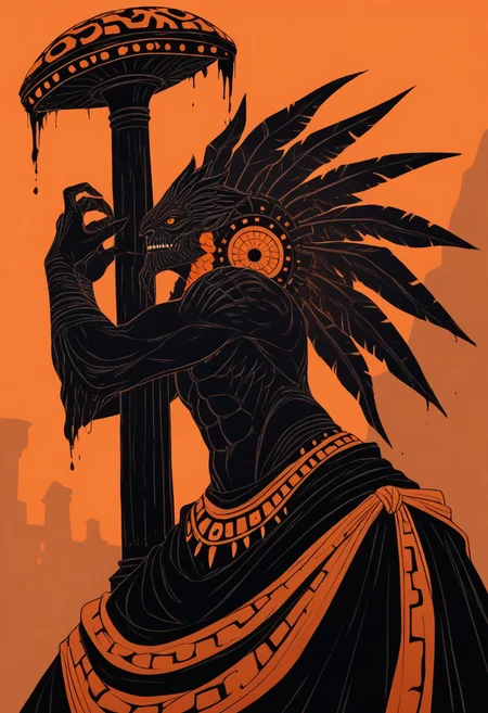 fullbody,
profile view,
<lora:GreekPot-000008:1> greek pottery,
orange background, monochrome, vibrant color, orange eyes, monster truck, big wheels, score_9, score_8_up, score_7_up, score_6_up, score_5_up, score_4_up, BREAK