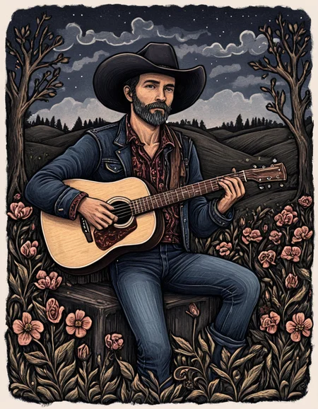 novuschroma81 style country music illustration <lora:novuschroma81 style:1>