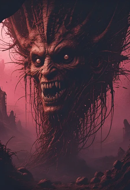 (horror Life form, roaring, body snatcher, multiple mouthed creature of darkness, and somehow there's an angelic face:1.4), (Life in an incubator, plants growing alongside human flesh, ants in hair, dirt bed), long-shot, far-off, very-person octane, 8k, 8mm depth of focus, (low perspective:1.6), high-end scattering colors. 8k, Cinematic Render, (Professional Face:1.1) Fantastical mood, Unreal engines inside a frame after with many dead  blood on them, With, photoshop in order for artstation, cinematic and Cinema, Dark kimura artstyle on render hyper-out characters on floors UHD lifelike, 4k hyperdetailed, octane cinema4k render and skin frame cyberpunk, hypermaximalist, directed by Reilerealistic 8k render photorealistic level quality perfect resolution, 8k texture, volumetric hazy dark fantasy digital composition art, cinema National Geo coherency, CGSociety   sharp focus ambient, post processing Wires glitchcore texture, intricate
<lora:MercuryXL:0.3> <lora:DrippingXL:0.3>
