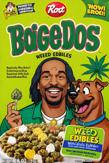 snoop dog weed edibles <lora:cereal_box_sdxl_v1:1>