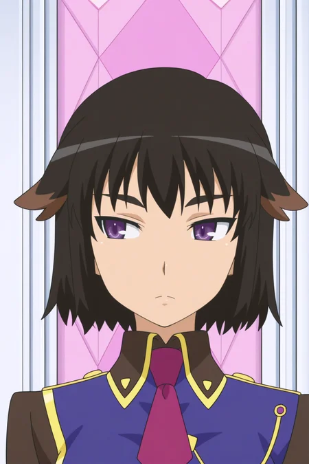 ursula sumarlidi, anime coloring, ursula's uniform, necktie <lora:Astarotte_no_Omocha_-_illustrious:0.8>