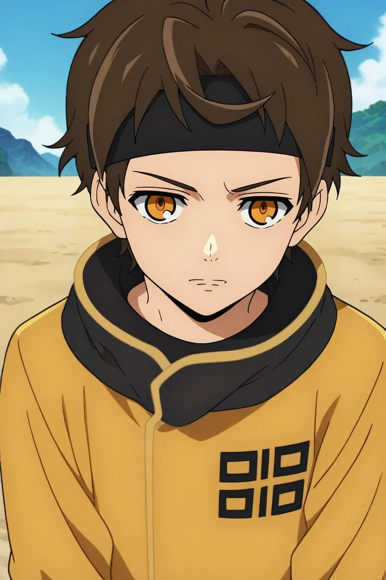 score_9, score_8_up, score_7_up, , rating_safe, intricate details, anime screencap, anime coloring, official style, , depth of field, 1boy, solo, male focus, <lora:twenty-fifth_bam_pony:0.82>, twenty-fifth_bam, brown hair, orange eyes, short hair, headband, focused, times square, day, knees up, skin fang, ,, <lora:sdxl_lightning_8step_lora:1>