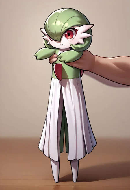 score_9, score_8_up, score_7_up, source_anime, IncrsXLLCM, full body, <lora:LongCatMeme_XLPD:1>, chibi, holding animal, gardevoir, no humans,