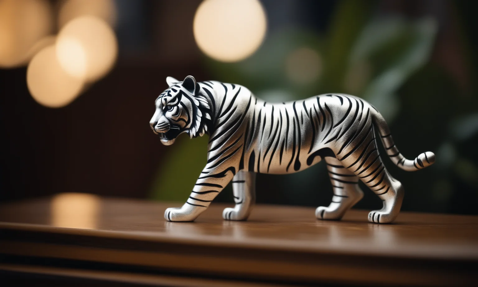 cinematic film still <lora:silvercarvingcd_xl-000005:0.3>,a handmade model toy of a tiger made of (silvercarvingcd_xl,silver carving,shiny:1.3) in office,no humans,long-focus,tilt-shift,indoors,full body,chinese zodiac,wooden table,cutie,cute,still life,animal statue,front view,facing viewer,looking at viewer . shallow depth of field, vignette, highly detailed, high budget, bokeh, cinemascope, moody, epic, gorgeous, film grain, grainy, 8K, HDR, UHD, masterpiece, best quality, highly detailed, high resolution, finely detail, extremely detailed, ultra detailed, wallpaper