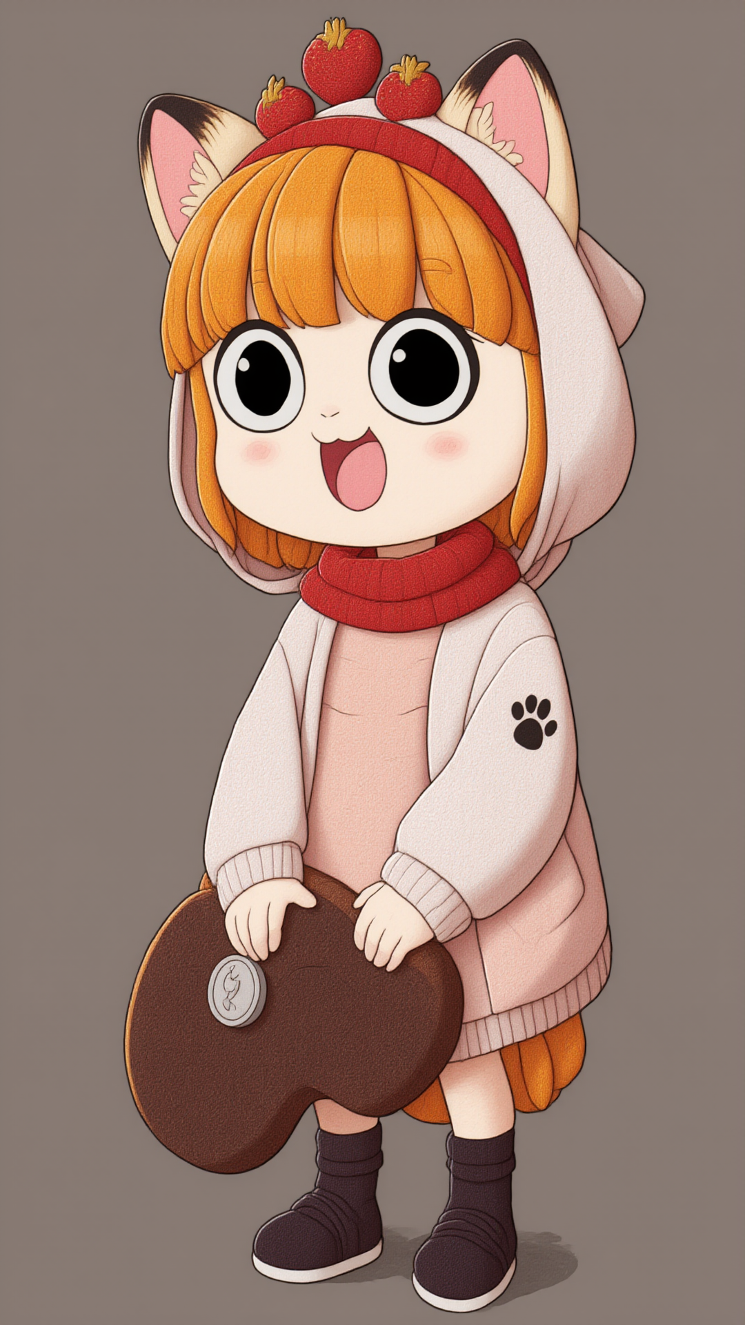 <lora:KawaiisStyle:1>kawaii style Odie from Garfield