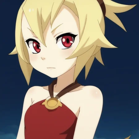 wakfu,1girl,red dress,short blonde hair,red eyes,
<lora:wakfu-000019cs2:0.6>, <lora:MinaTepesXL:0.8> Mina Tepes