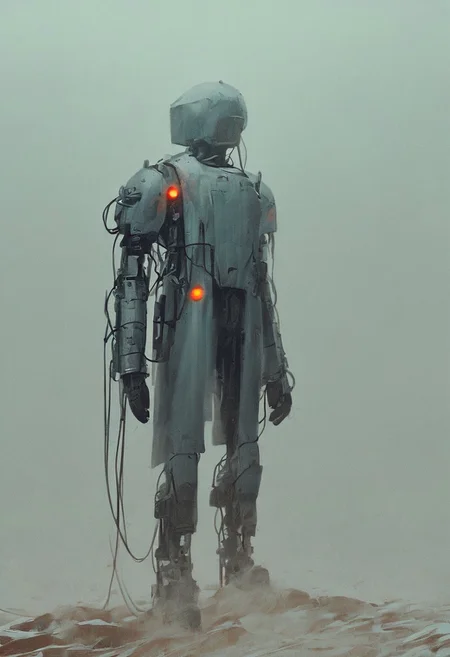 Masterpiece, score_9, score_8_up, ultra-detailed, 1boy, lone knight, battlefield, heavy techno armor, futuristic medieval fusion, full body, standing, worn and damaged armor, dark atmosphere, glowing blue visor, large sword, epic pose, post-apocalyptic, smoke, debris, metallic textures, battle-worn, dramatic lighting, overcast sky, storm clouds, desolate landscape, fallen enemies, sparks, glowing circuitry, rain, cinematic, somber mood, muted colors, epic scale, intense expression
reelmech, mechanical parts, cable, wires, machinery, joints, body suit
reelmech, mechanical parts, cable, wires, machinery, joints, body suit, Movie Still, Film Still, Cinematic, Cinematic Shot, Cinematic Lighting, 90s style , 80s style , Analogic , 1990s