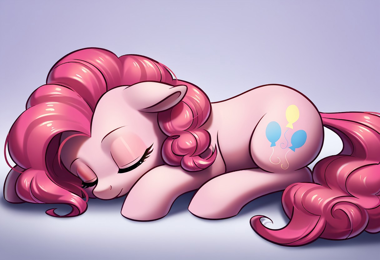 score_9, score_8, score_7, source_pony, pinkie pie, sleeping