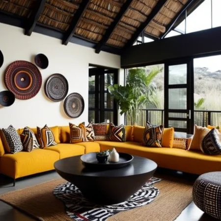 <lyco:African_style_interior_design_Sa_May:1.0> :African style interior design
