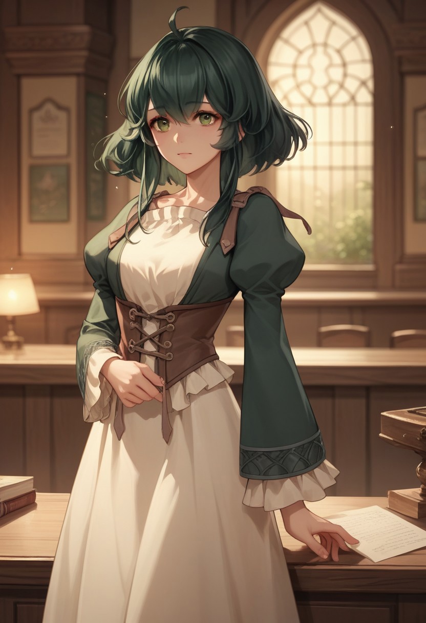 score_9_up, score_8_up, score_7_up, source_anime, extreamly detailed, beautiful detailed face, complex detailed background, completely clothes, BREAK, 
TAMARINNE (EPIC7), TAMARINNE REGULAR WEAR