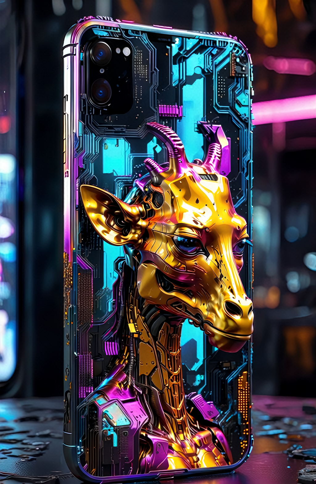 (Iphone:1.2) Ultra Rendering 8k, Intensive fear, Made of smooth paint and colored transparents, art that is beyond my imagination, milk, potatoes, giraffes, no humans, fantasy, details that are beyond my imagination, so horrific that I can't describe it
 <lora:DonMCyb3rN3cr0XL:0.2>  <lora:add-detail-xl:0.25> <lora:Face_Robotics_sdxl:0.15> <lora:xl_more_art-full-beta2:0.25>
Then even the entire phone is filled with details, which is really dangerous <lora:sdxl_cyberpunk:0.25> cyberpunk style, cyberpunk <lora:sdxl_photorealistic_slider_v1:0.5> <lora:xl_more_art-full_v1:0.4>