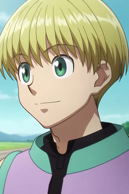 score_9, score_8_up, score_7_up, source_anime, rating_safe, , anime screencap, anime coloring, , , depth of field, 1boy, solo, male focus, <lora:shalnark_ryuseih_pony:0.88>, shalnark_ryuseih, blonde hair, green eyes, short hair, , close-up, highway, light, arms up, smile, , <lora:sdxl_lightning_8step_lora:1>