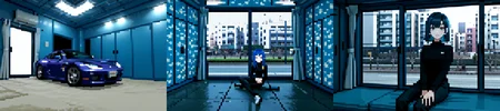 (otherworldly), highly insanely detailed, masterpiece, top quality, best quality, highres, 4k, 8k, RAW photo, (very aesthetic, beautiful and aesthetic),
1girl, asian female, facing viewer, turtleneck, pants,
<lora:MM5-v1:0.6>, blue wall, window, sitting, Magic Mirror Car, MM5, indoors,
1girl, solo,
(__lazy-wildcards/char/haircolor__),âââ