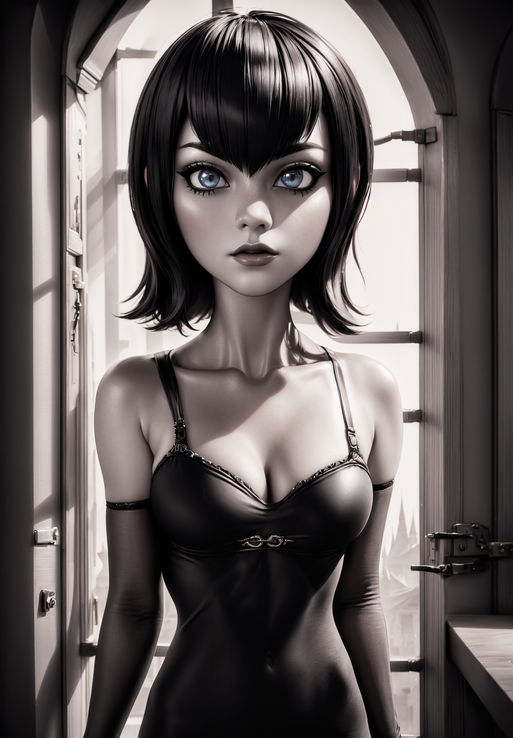 <lora:mavis_dracula:0.8>, mavis_dracula, 1girl, solo, (acclaimed, alluring, captivating, exciting, gorgeous, striking:1.3), (highly detailed, high quality:1.3)