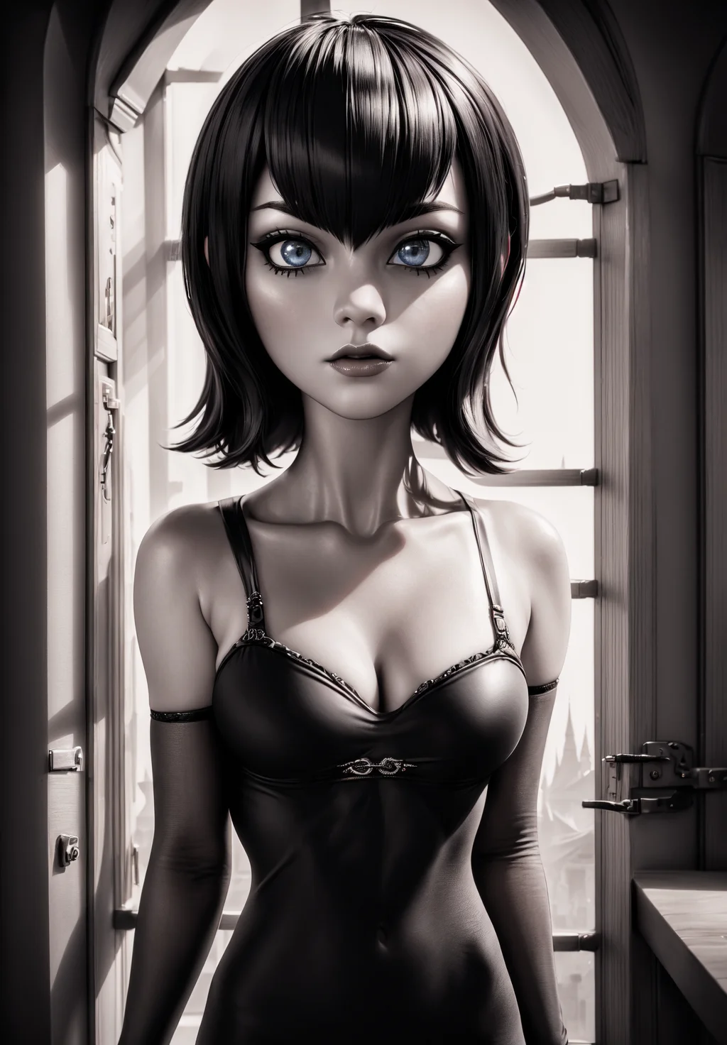 <lora:mavis_dracula:0.8>, mavis_dracula, 1girl, solo, (acclaimed, alluring, captivating, exciting, gorgeous, striking:1.3), (highly detailed, high quality:1.3)