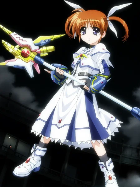 detailed background, shiny skin, rating safe,
<lora:nanoha.pony:1>,
nanoha, cannon,