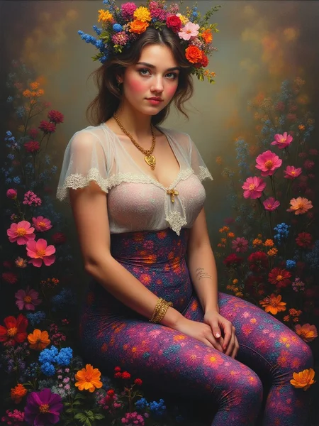 Victorian lady wearing yoga pants <lora:Midjourney_Whisper_Chromaplex_Velvet_Myst_v01:1>