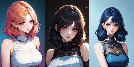 highly insanely detailed, masterpiece, top quality, best quality, highres, 4k, 8k, RAW photo, (very aesthetic, beautiful and aesthetic), rolled lob hairstyle, 
__lazy-wildcards/dataset/background-color__, 
<lora:rolled_lob-1.0:0.3>âââ