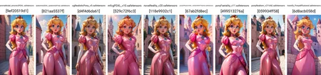 score_9,score_8_up,score_7_up,score_6_up,score_5_up,score_4_up BREAK <lora:Princess_Peach_Shiny_Style_V2:0.8>,princess peach,skinny,choker,medium breasts,detached sleeves,pink dress,castle,outside,standing,hand on hip,looking at viewer,depth of field,bokeh,shiny skin,shiny dress,