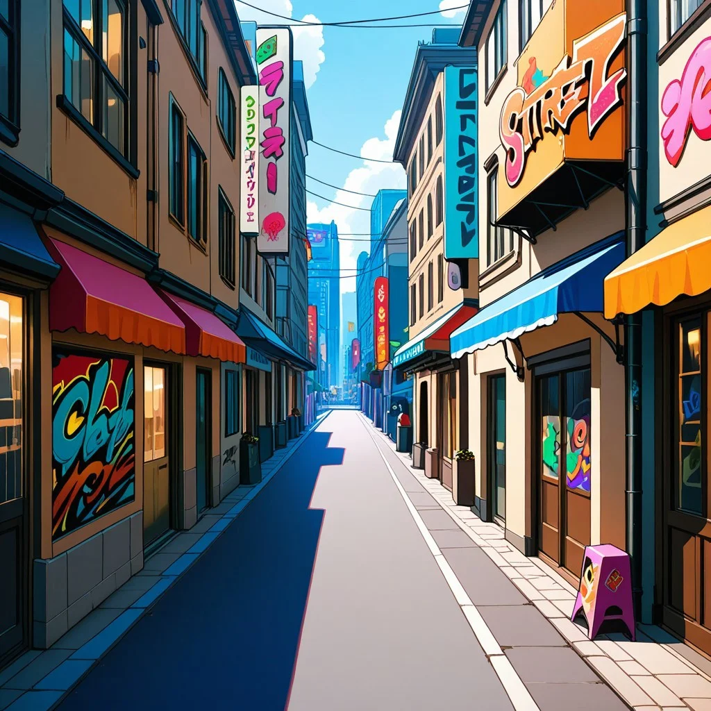 City street, graffiti, City Street Background, Hip Hop themed background,