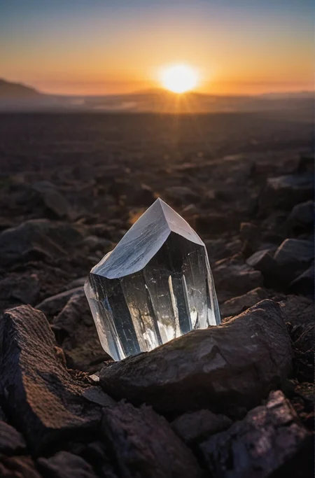 (Introduce quality iteratively))((large glowing transparent natural regular crystal, mystic fog inside, sunbeam, sunset, lightnings, dramatic lighting))(evocative depth of field)(grounded sharpness)(abyss black point)(art of genius)(earthly gradients)(earthy colorful saturated hues))(earth corners vignette))
<lora:LCM-LoRA-XL_V1:0.21>
<lora:SDXLHighDetail_v5:0.3>