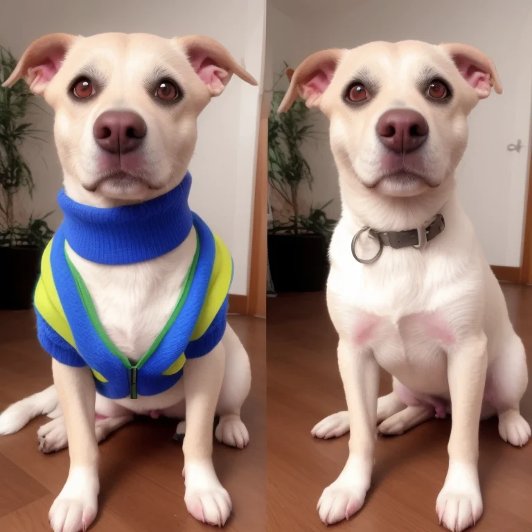<lora:onOff_v326:1> onoff, a dog in a vest