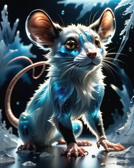 score_9, score_8_up, score_7_up, intricate details, rating_safe,
<lora:BioIceCrystalsPONY:1>, 1boy(made out of Jed-Blmicry, bioluminiscence, translucent,
anthro furry, rat,
full body, looking at the viewer, solo, smiling), detailed background, depth of field, subsurface scattering, 
<lora:ral-chrosc-clr:0.3>, ral-chrosc-clr,
<lora:xl_more_art-full_v1:0.3>,
<lora:add-detail-xl:0.3>