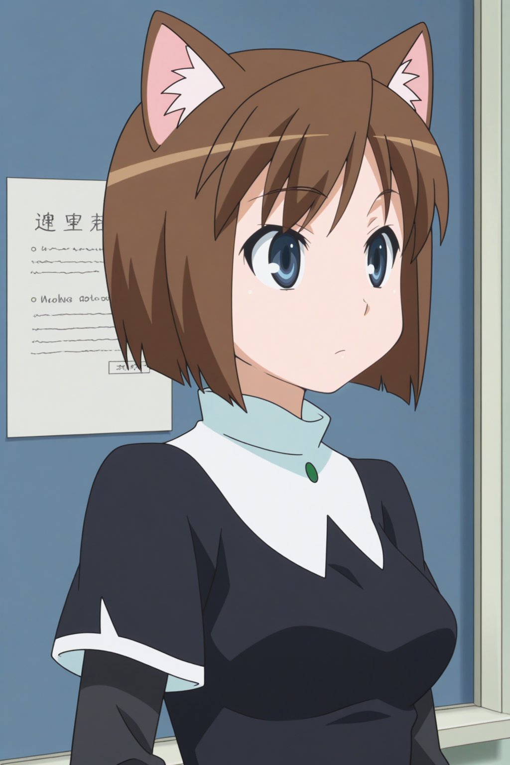 no named teacher catgirl, anime coloring <lora:Astarotte_no_Omocha_-_illustrious:0.8>