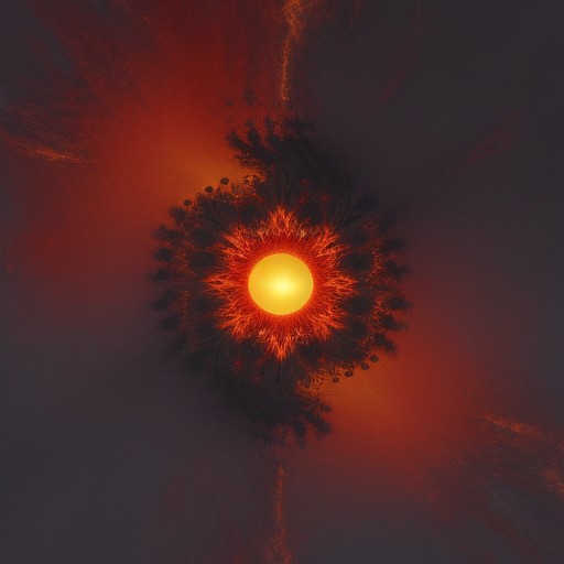 Fractal sunset