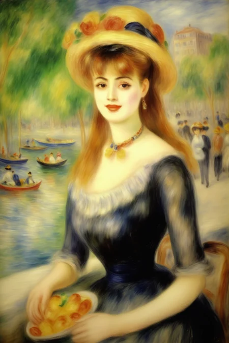 <lora:Pierre Auguste Renoir Style:1>Pierre Auguste Renoir Style - painted by Renoir, city of shanghai, Pierre-Auguste Renoir paintings style